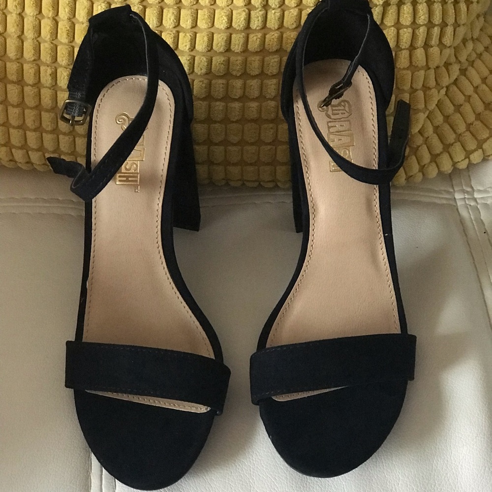 High heeled sandals
